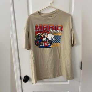 Mario Kart Beige Graphic Tee